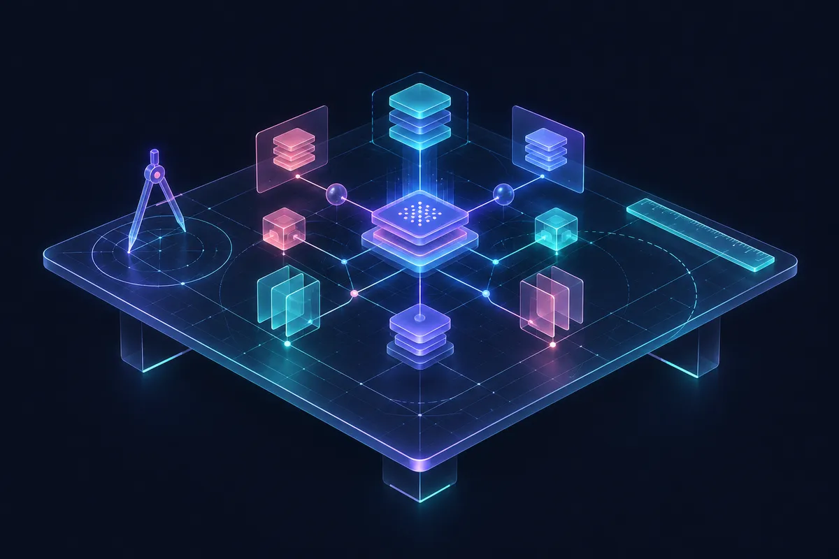Holographic blueprint of a workflow architecture